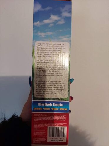 Oprema i sredstva za zaštitu: Novi model Solarni rasterivač KRTICA, ZMIJA i ostalih štetočina Uređaj — 6