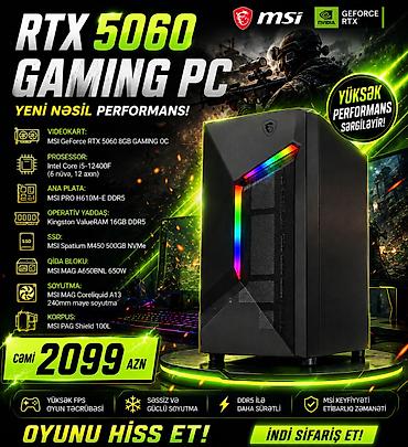 gta 5 pulsuz yükle pc: 🔥RTX 5060 GAMING. Yeni nəsil performans axtaranlar üçün ideal sistem! — 1