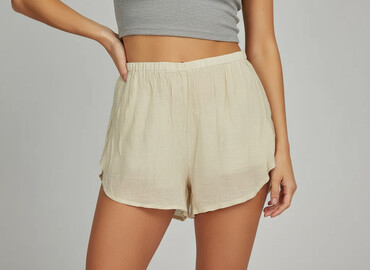 legginsy push up krótkie: PrettyLittleThing, Shorts for women, size L (EU 40)