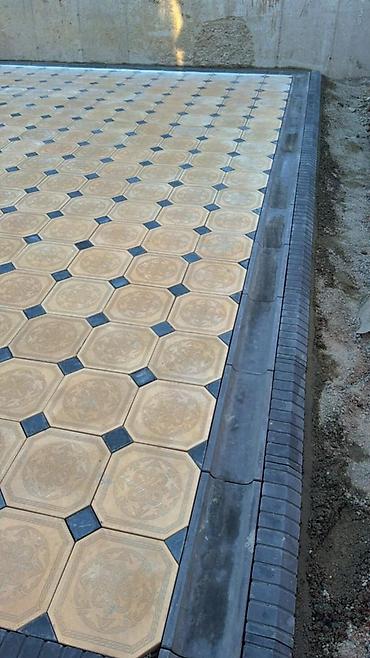 Тротуарная плитка: Тротуарная плитка восьмиугольной формы с декоративным узором — 10