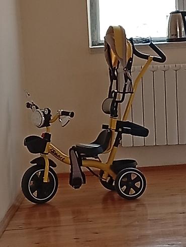 3 tekerli velosiped type 1: Uşaq üçtəkərli velosipedi – “Sport” modeli - Rəng: sarı/qara - — 1