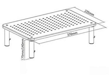Druga oprema za računare i laptopove: Gembird podesivo postolje za monitor - Namenjeno za podizanje — 19