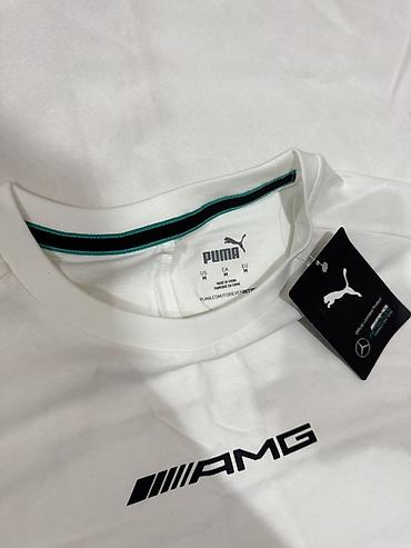 puma amg: Мужская футболка, M, L, Puma, Новый, цвет - Белый, Самовывоз — 2