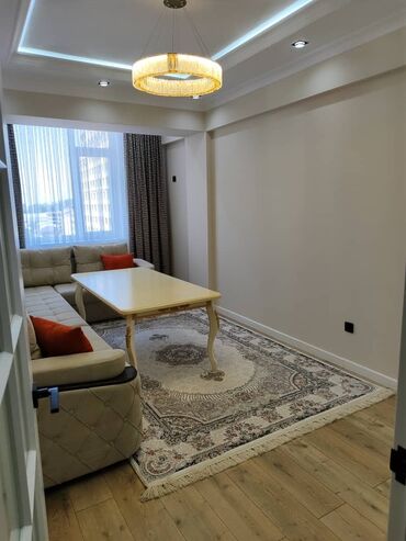 квартира поселок манас: 1 комната, 48 м², Элитка, 7 этаж, Дизайнерский ремонт
