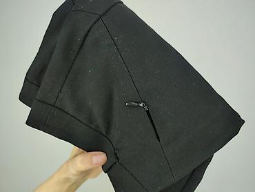 czarne dresy: Spodnie materiałowe damskie, rozmiar S — 8