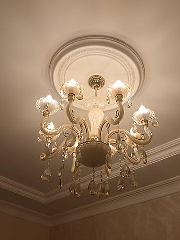 led çılçıraqlar: Çılçıraq, 8 lampa, Şüşə — 2