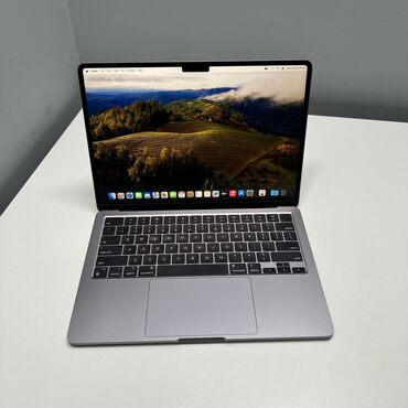 apple air 2: Ноутбук, Apple, 8 ГБ ОЗУ, Apple M2, 13.5 ", Б/у, Для работы, учебы, память SSD