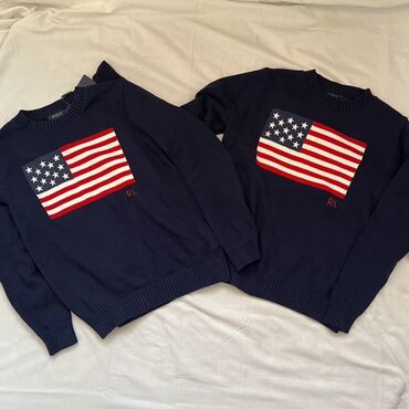 Свитера: Мужской свитер, M (EU 38), L (EU 40), Polo Ralph Lauren, Новый, цвет - Синий