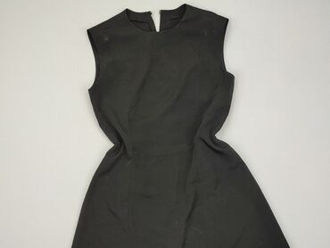 rozkloszowane czarne spódniczka: Sukienka, S, stan - Dobry