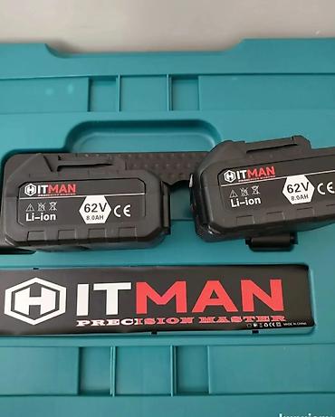 Setovi akumulatorskog alata: Set akumulatorskih alata HITMAN – 62V Sadržaj kompleta: - Ugaona — 10