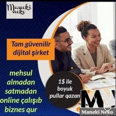 Satış üzrə menecerlər: Maneki Neko rəqəmsal platforması – telefondan, ev rahatlığında onlayn — 8