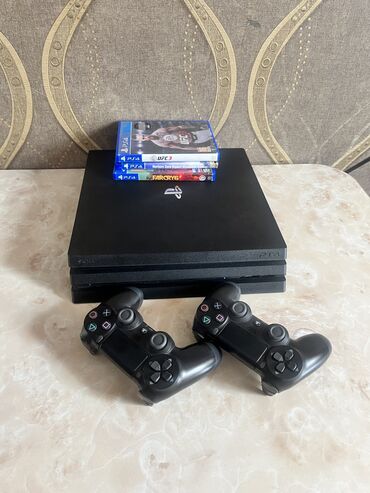 PS4 (Sony PlayStation 4): PlayStation 4 Pro 1TB не прошитый с коробкой. Состояние отличное,2
