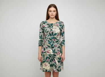 długa sukienka dekolt łódka: Sukienka damska, rozmiar M