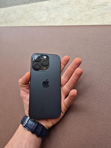 iphone 16 pro qara: IPhone 16 Pro, 128 GB, Black Titanium, Face ID — 3