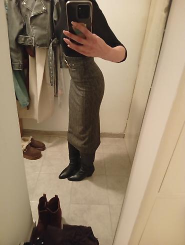 Suknje: Dostava placena,uplata pa slanje.Uska midi suknja sa visokim strukom — 1