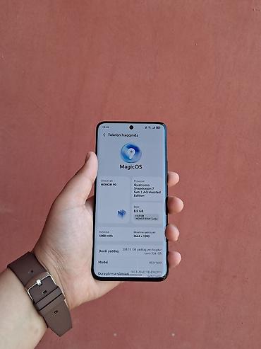honor x10b: Honor 90, 256 GB, rəng - Qara, Zəmanət, Barmaq izi, Simsiz şarj — 4