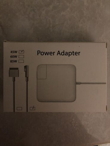 macbook adapter: Macbook üçün adapter. Təzədir, istifadə edilməyib. 70₼ alınıb 60₼