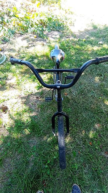 BMX-велосипед, черный - Прочная стальная рама с характерной