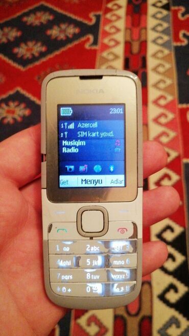 nokia c2: Nokia C2, 2 GB, rəng - Ağ