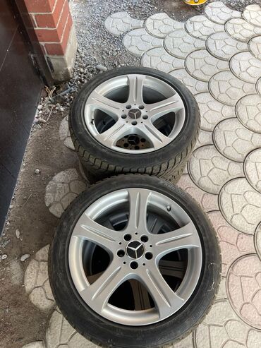 сполер на даф: Куйма Дисктер R 18 Mercedes-Benz, Комплект, тешиктери - 5, Колдонулган