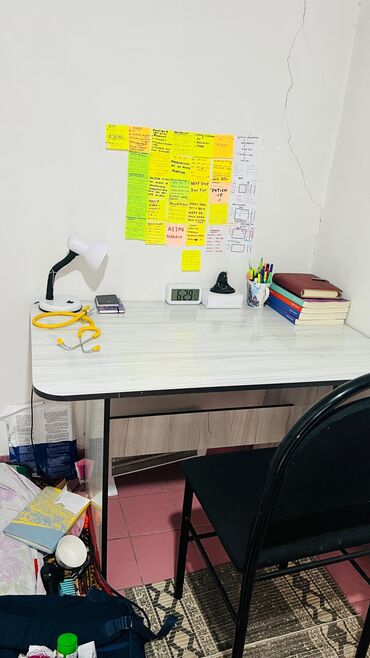 Столы: Study table for sell price 1100
and chair 700