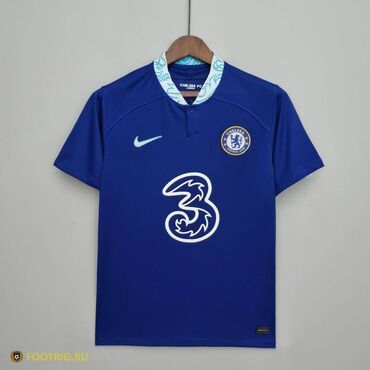 футбольная футболка: Футболка цвет - Синий