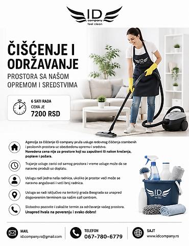 potrebna pomoc u kuci: Čišćenje i održavanje prostora sa našom opremom i sredstvima — 1