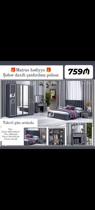 Yataq otağı dəstləri: Təknəfərlik çarpayı, Tumba, Rusiya, Yeni — 20