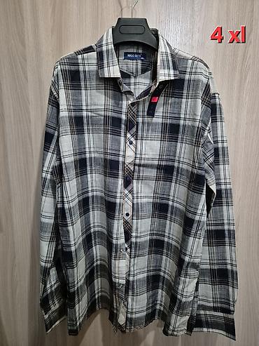 stronger: Мужская рубашка, 4XL, Новый, цвет - Серый — 1