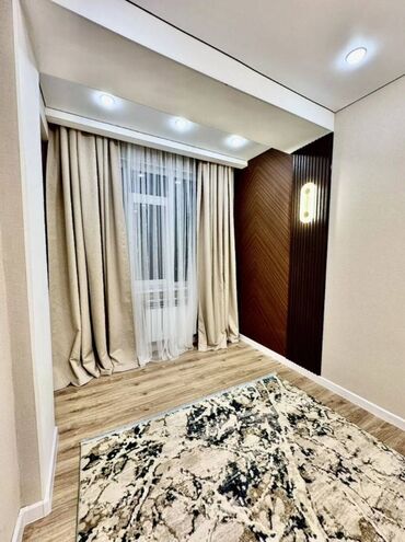 ош базардан квартира керек: 1 комната, 37 м², Элитка, 9 этаж, Дизайнерский ремонт