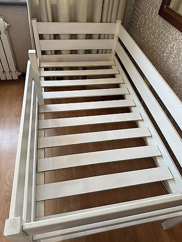 bunk bed: Детская односпальная кровать, Б/у, Для девочки, Для мальчика, С матрасом, Дерево, Самовывоз — 5