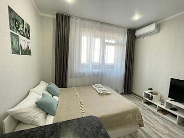 Посуточная аренда квартир: 1 комната, Душевая кабина, Постельное белье, Кондиционер — 5