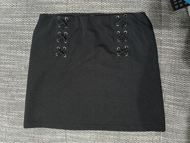 Skirts: S (EU 36), Mini, color - Black