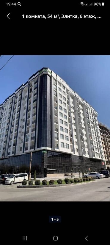 квартиры под псо бишкек: 1 комната, 56 м², Элитка, 6 этаж, ПСО (под самоотделку)