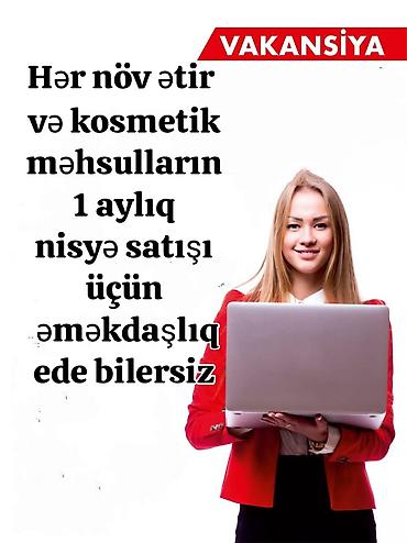 Ətir və kosmetik məhsulların 1 aylıq nisyə satışı üzrə əməkdaşlıq