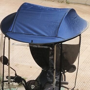 Мотозапчасти и аксессуары: 🔥 КРЫША-ТЕНТ для скутера от СНЕГА и дождя Прочная конструкция и — 5