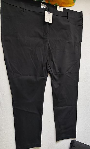 Pantalone: Ženske pantalone – plus size - Model: klasične crne pantalone ravnog — 9