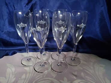 Čaše: Case nove duvano kristalno staklo za vino Italija 2004g. Case — 3