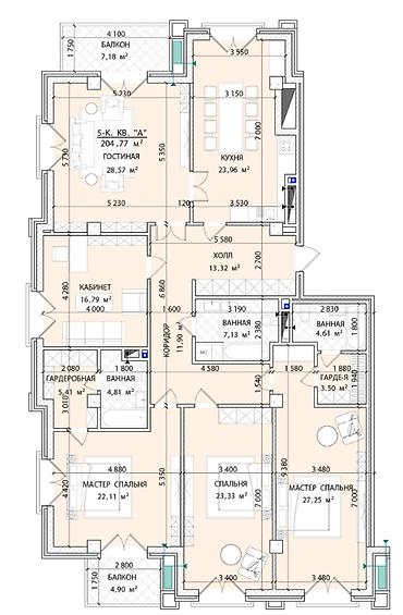 дом кара балта: 5 комнат, 204 м², Индивидуалка, 2 этаж, ПСО (под самоотделку) — 1