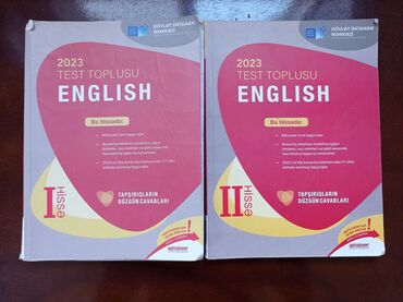 İngilis dili test toplusu 2023.Təzə vəziyyətdədir, heç bir yazı falan