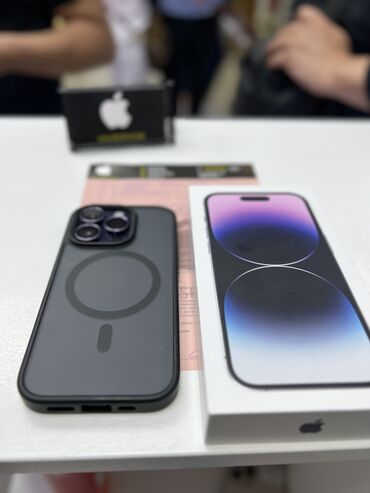 8 плюс айфон: IPhone 14 Pro, Б/у, 256 ГБ, Зарядное устройство, Чехол, Кабель, 87 %