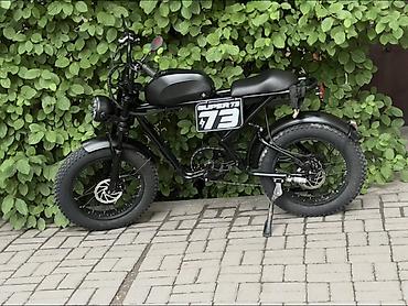 super 73: Электровелосипед в стиле мопеда (кастом Super73/PHOENIX) Мотор на 400W — 2