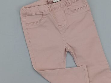 legginsy dzinsowe: Spodnie jeansowe, H&M, 9-12 miesięcy, stan - Bardzo dobry