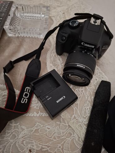 canon 600d kit: Hec bir problemi yoxdu xanim isledib.her seyi ustunde verilib.1100