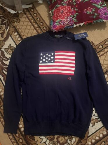 пижама мужская купить: Свитер Polo Ralph Lauren - Цвет: темно‑синий (navy) - Декор: крупный