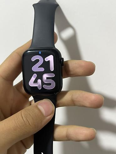 huawei mate 9 pro: Смарт-часы Apple Watch 9 (алюминий, цвет Space Gray) с черным — 1