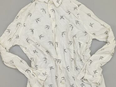 białe bluzki z długim rękawem reserved: Shirt, H&M, S (EU 36), condition - Perfect