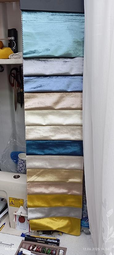 Шторы и занавески: Комплект штор, Жаккард, С тюлем в комплекте, Изготовление на заказ, Новый, Для зала — 9