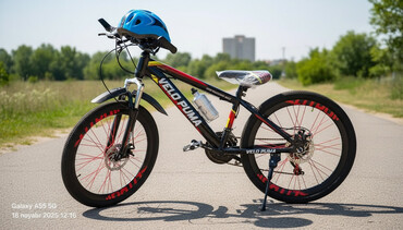 Uşaq velosipedləri: İşlənmiş İki təkərli Uşaq velosipedi Velocruz, 24", sürətlərin sayı: 21, Pulsuz çatdırılma — 18