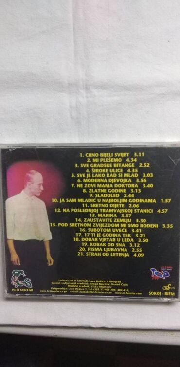 Knjige i stripovi: Cd domaca zabavna muzika,cena za kom — 18